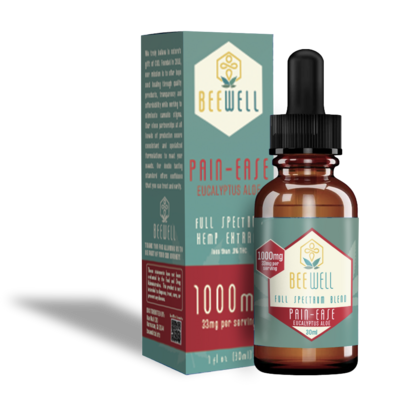Bee Well CBD Pain-Ease Tincture Past Best Date1000mg