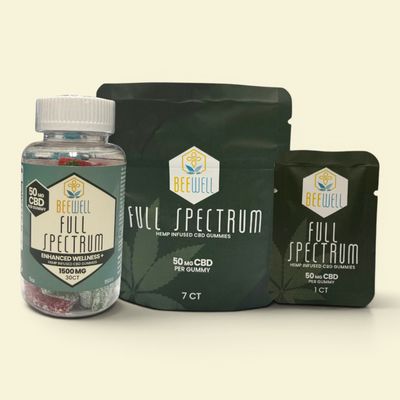 Bee Well CBD Wellness Gummies Full Spectrum (CBD)