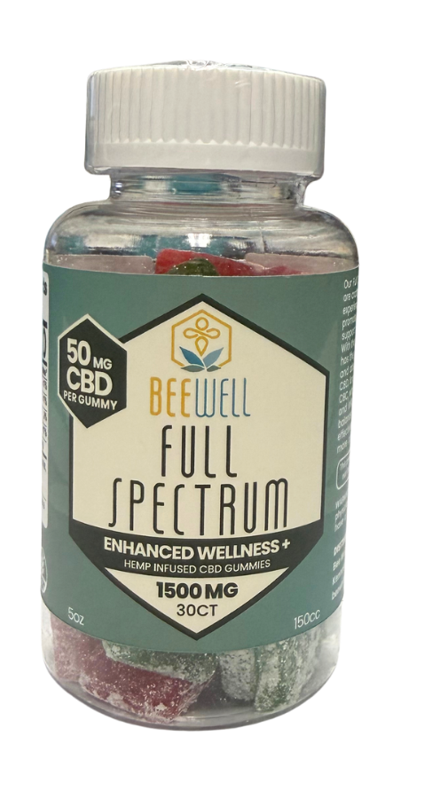 Bee Well CBD Wellness Gummies Full Spectrum (CBD), Package Size: 30ct