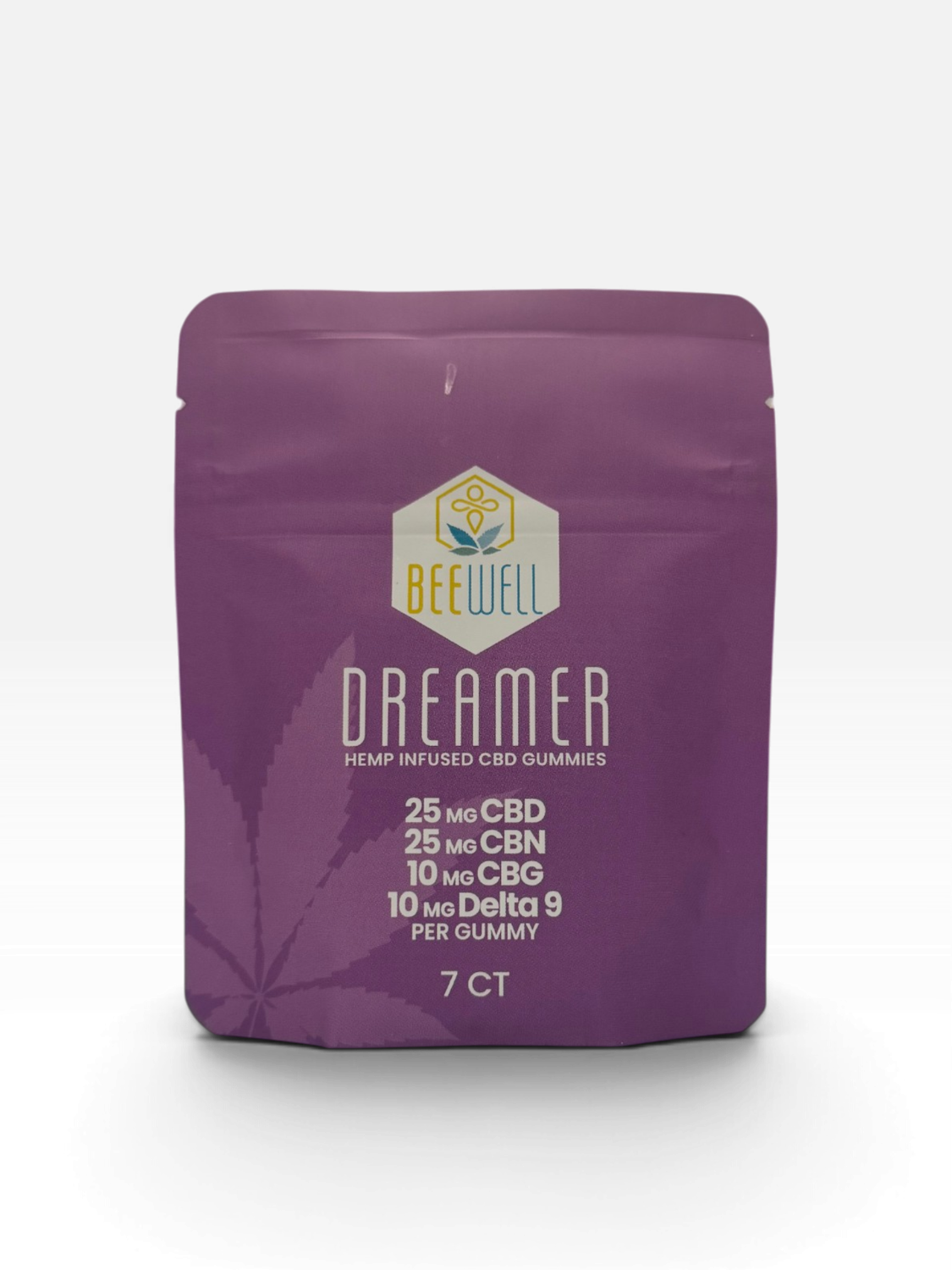 Bee Well CBD Functional Gummies Dreamer (CBD, CBN, D8), Package Size: 7ct