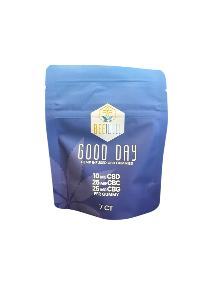 Bee Well CBD Functional Gummies Good Day (CBC, CBG, CBD), Package Size: 7ct
