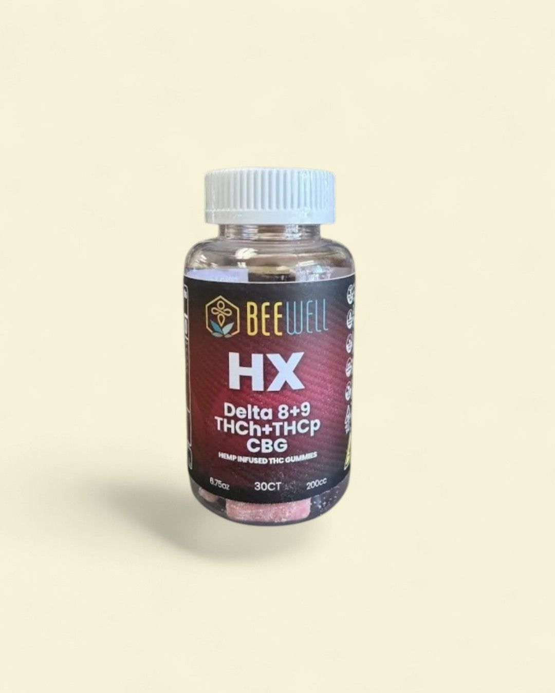 Bee Well CBD Recreational Gummies HX (D9, D8, THCH, THCP, CBG)