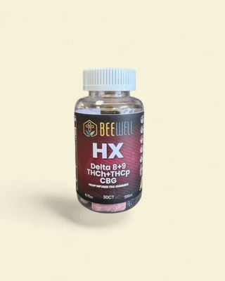 Bee Well CBD Recreational Gummies HX (D9, D8, THCH, THCP, CBG)