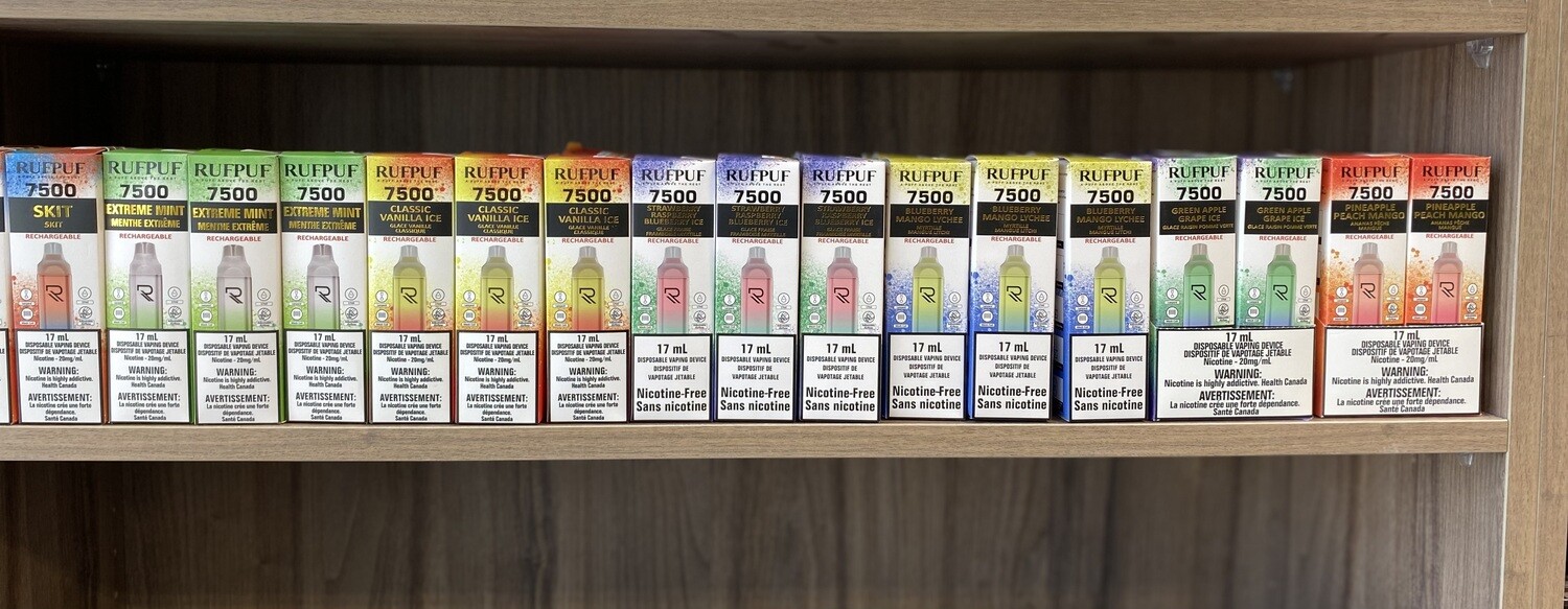 Ruff Puff BLUEBERRY MANGO LYCHEE 7500 PUFFS