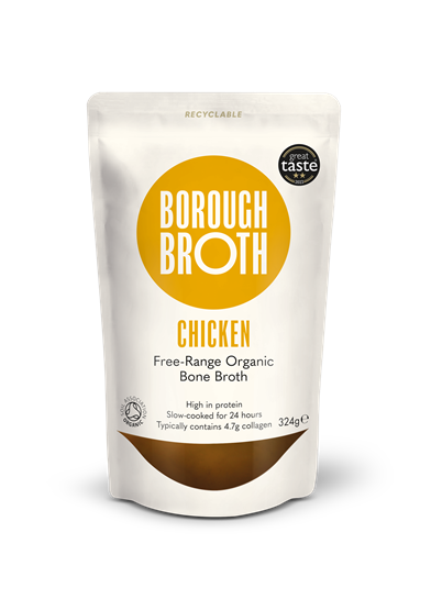 Free-Range Organic Chicken Bone Broth