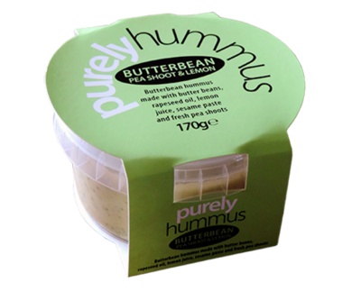 BUTTERBEAN &amp; PEA SHOOT HUMMUS 170g