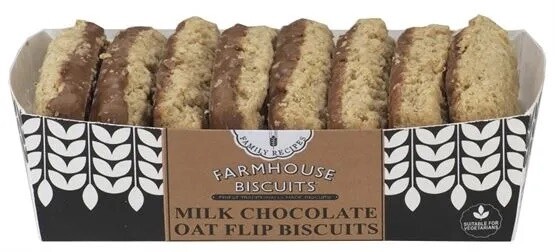 Milk Chocolate Half Coated Flips - NEW