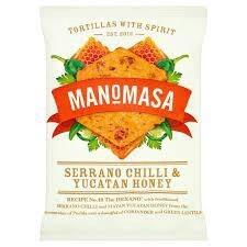 GF Tortilla Chips Serrano Chilli and Yucatan Honey