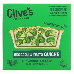 CLIVES BROCC &amp; PESTO QUICHE OG