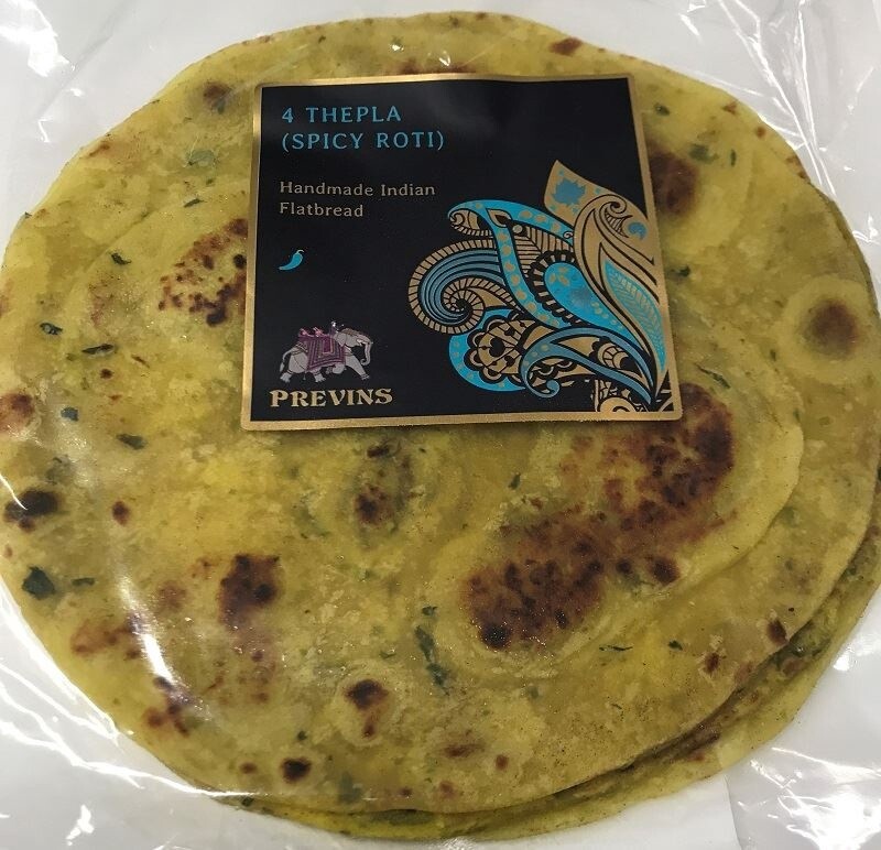 Thepla Chapati 4 pack (Spicy)