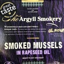 Smoked Mussels in Tub