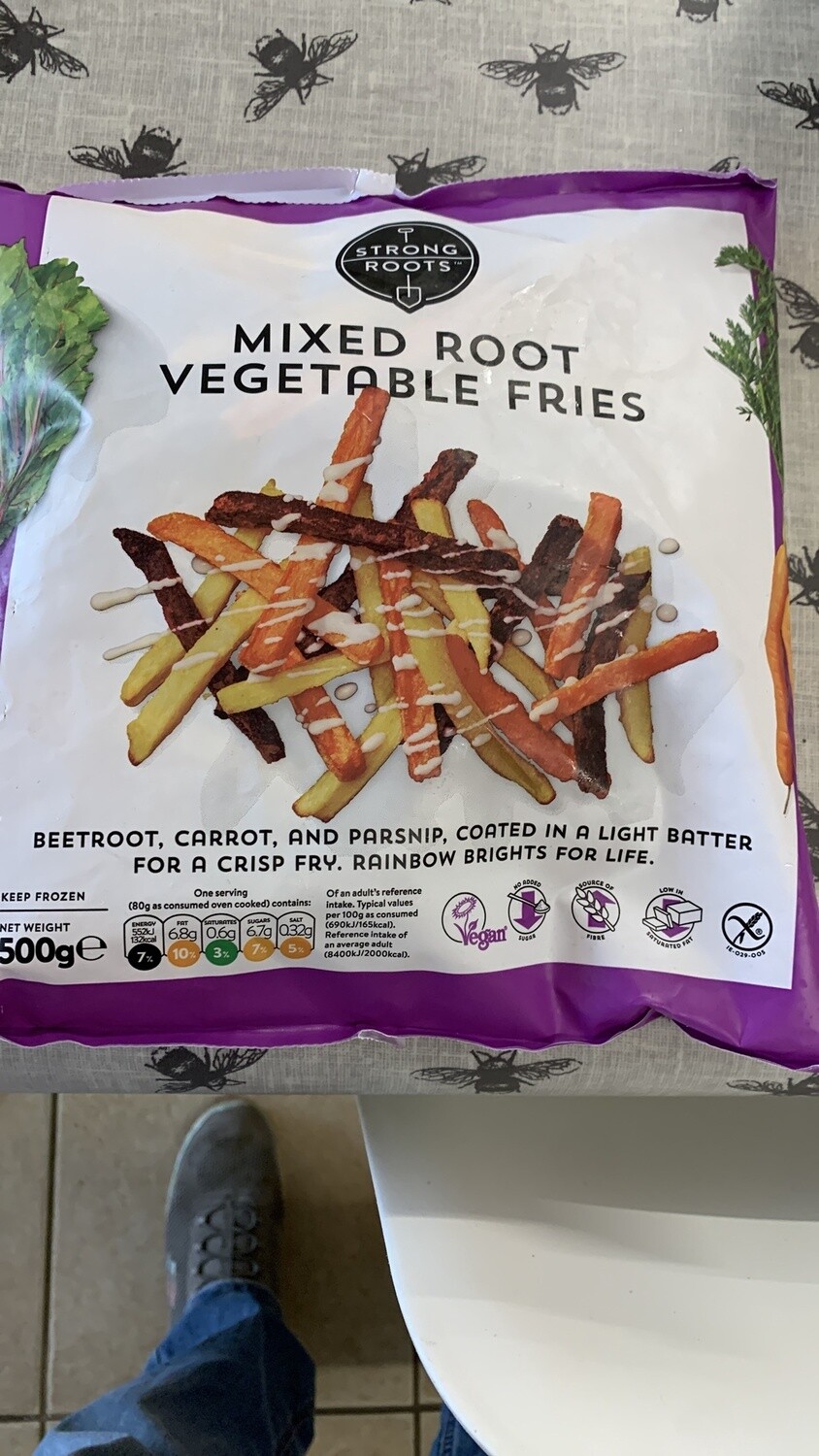 Mixed root veg fries