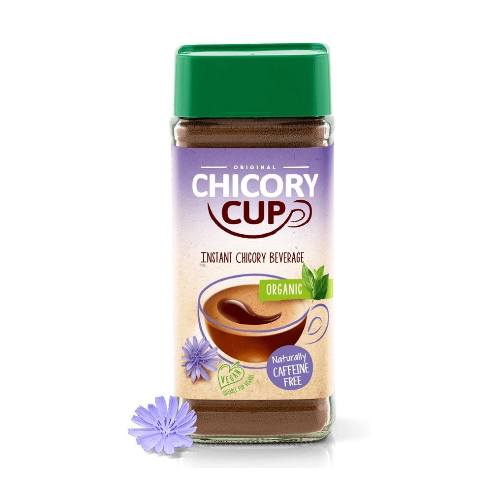 Chicory cup, organic caffeine free coffee