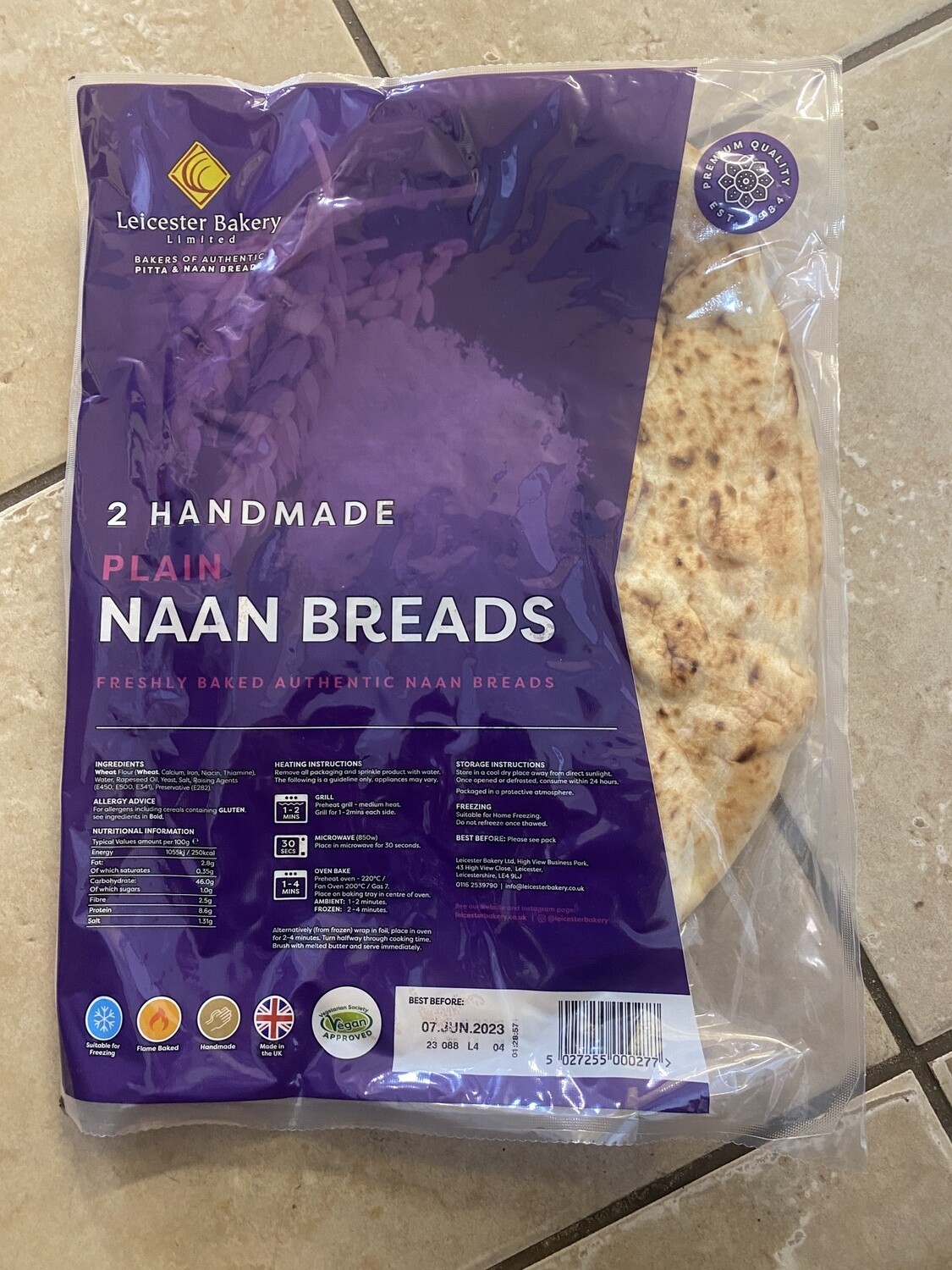 HANDMADE PLAIN NAAN