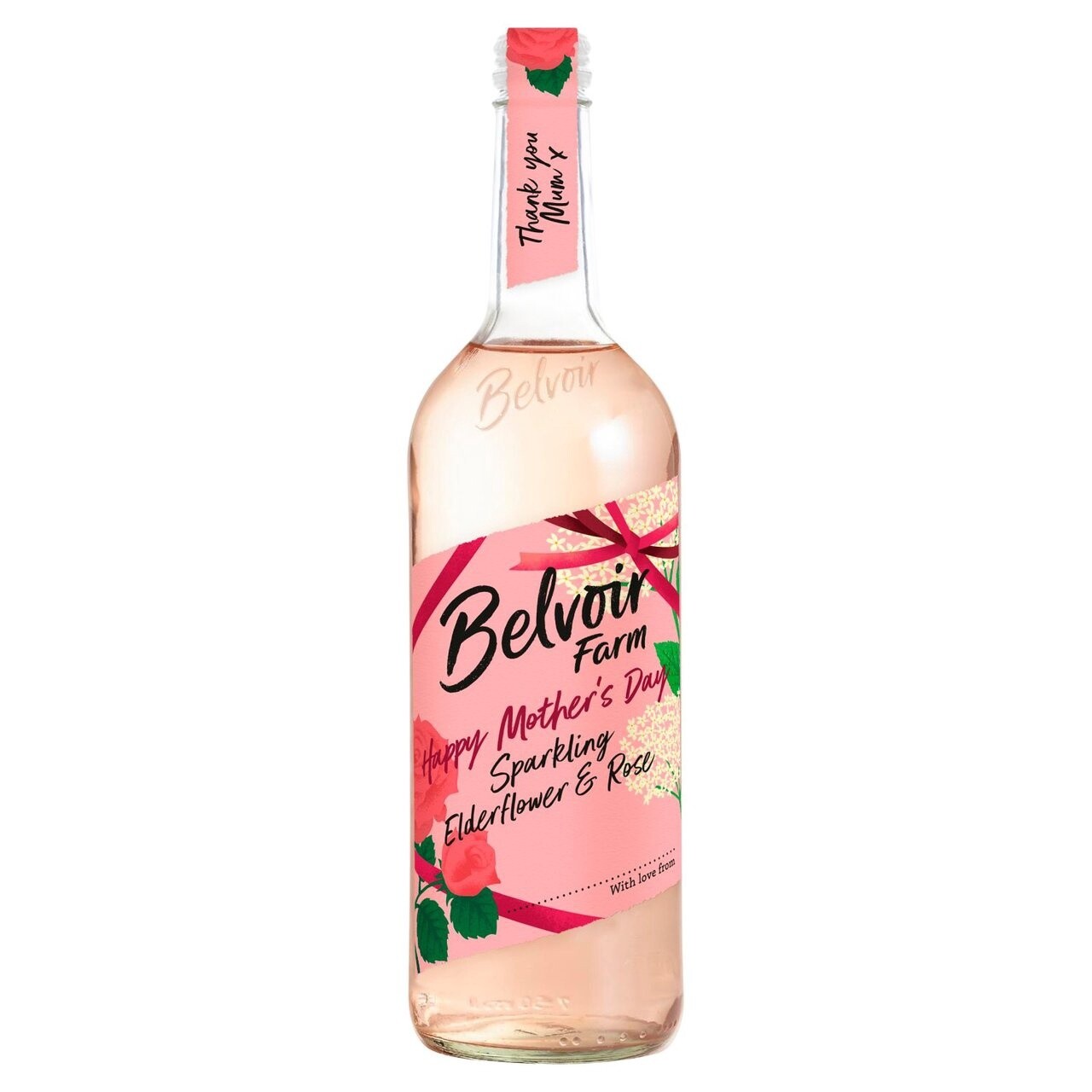 SPARKLING ELDERFLOWER &amp; ROSE 750ML