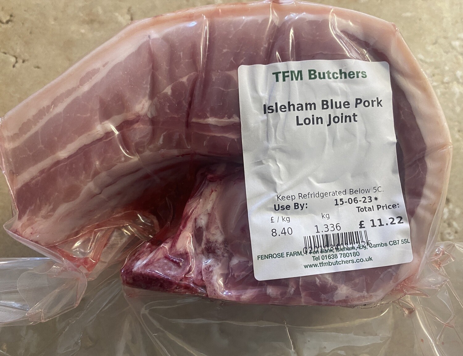 ISLEHAM BLUE PORK LOIN JOINT