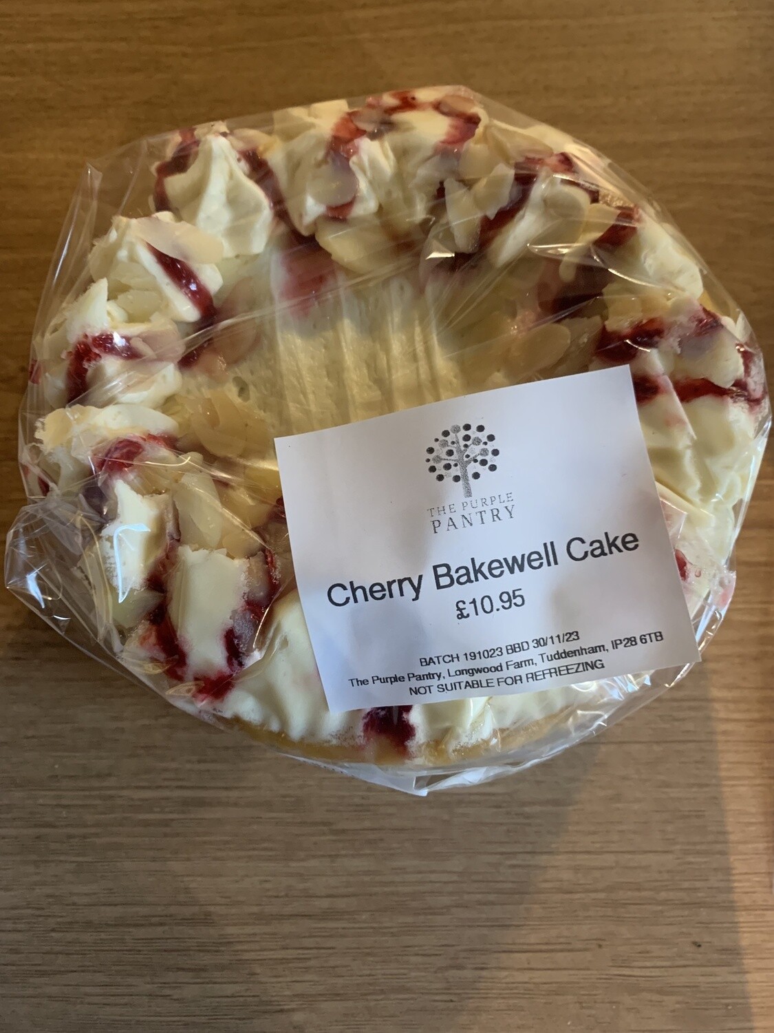 Cherry Bakewell 7"cake