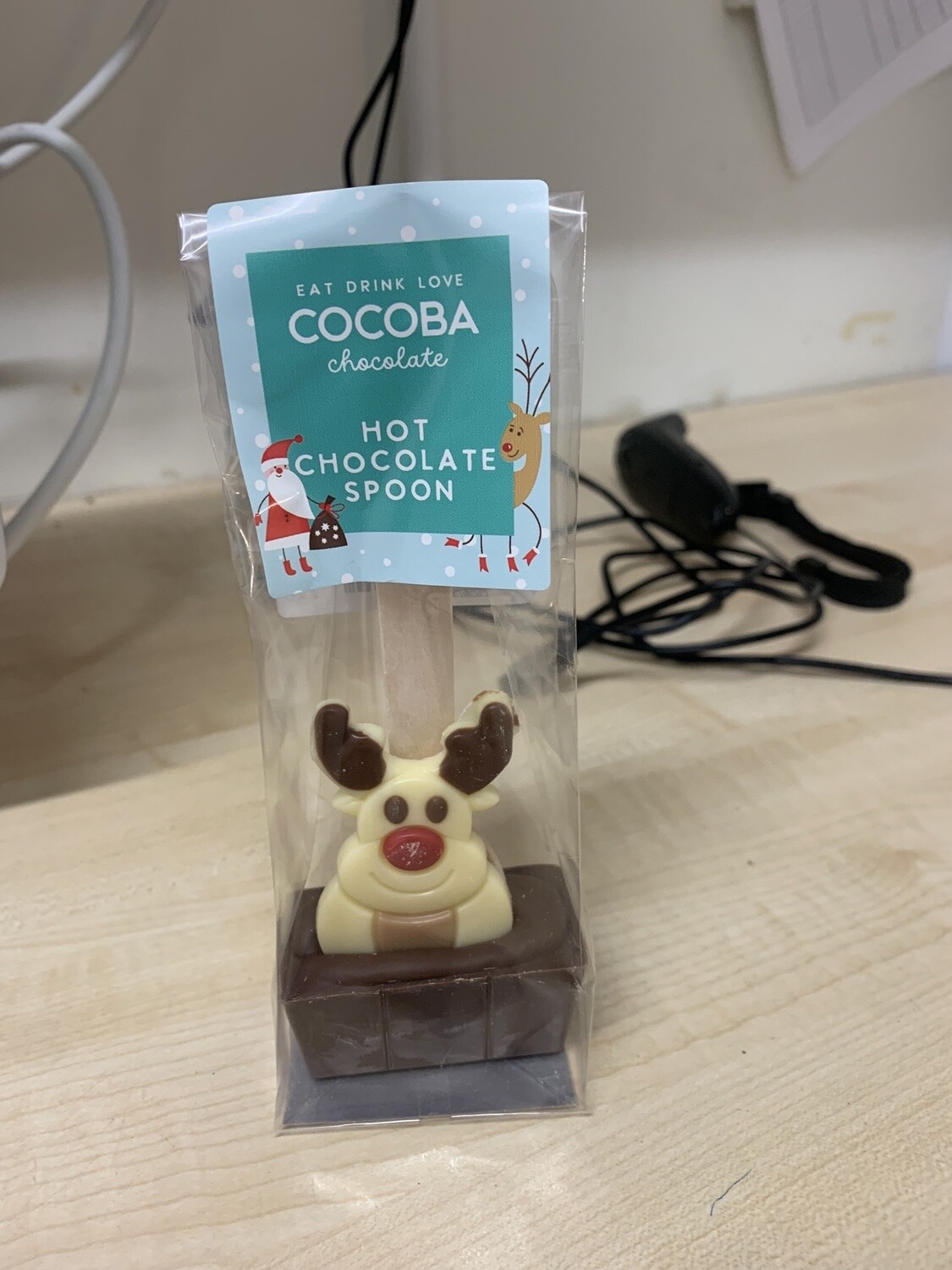 Christmas Reindeer Hot chocolate Spoon