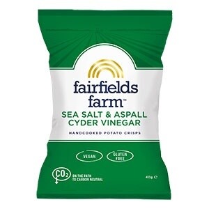 Sea Salt &amp; Aspall Cider Vinegar Crisps 40G