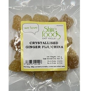Crystallised Ginger FIJI/CHINA