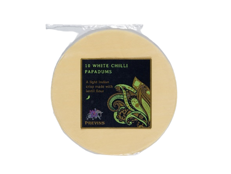 Previns White Chilli Papadums
