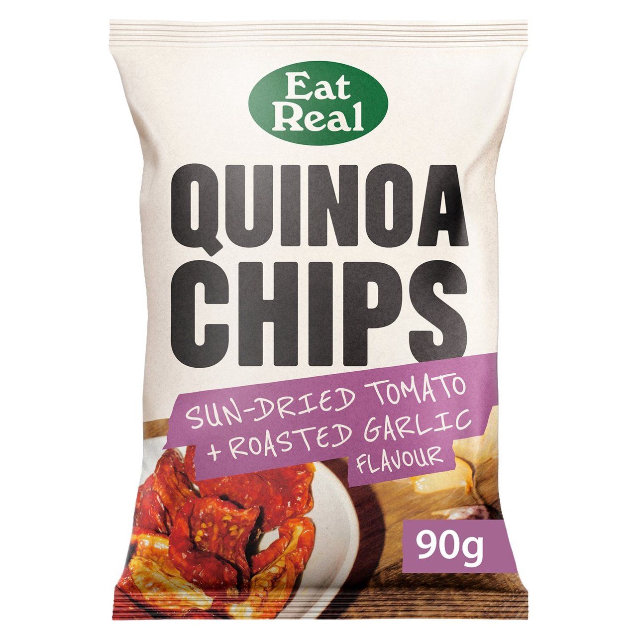 Quinoa Chips Sundried Tomato &amp; Roasted Garlic