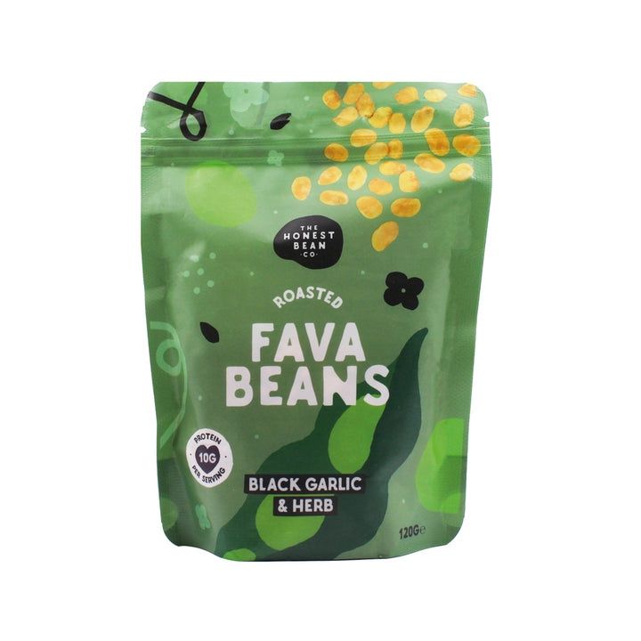 Roasted Fava Beans Black Garlic &amp; Herb