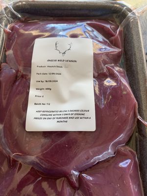 VENISON LOIN STEAK 10 oz