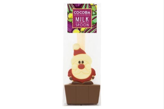Santa Milk Hot Chocolate Spoon