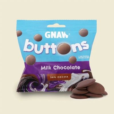 gnaw chocolate buttons