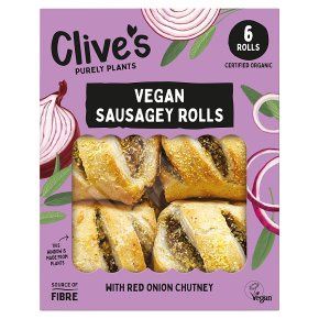 clives vegan sausagey rolls