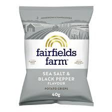 Sea salt &amp; Black Pepper Crisps 40G