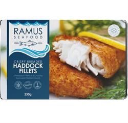 Ramus Seafood Frozen Crispy Breaded Haddock