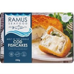 Ramus Seafood Frozen Melt in the Middle Cod Fishcakes