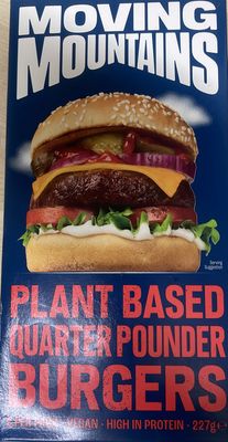 Moving Mountains Plant Based Burgers
