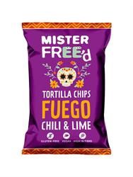 Mister Free'd Vegan Tortilla Chips with Chili Lime Fuego
