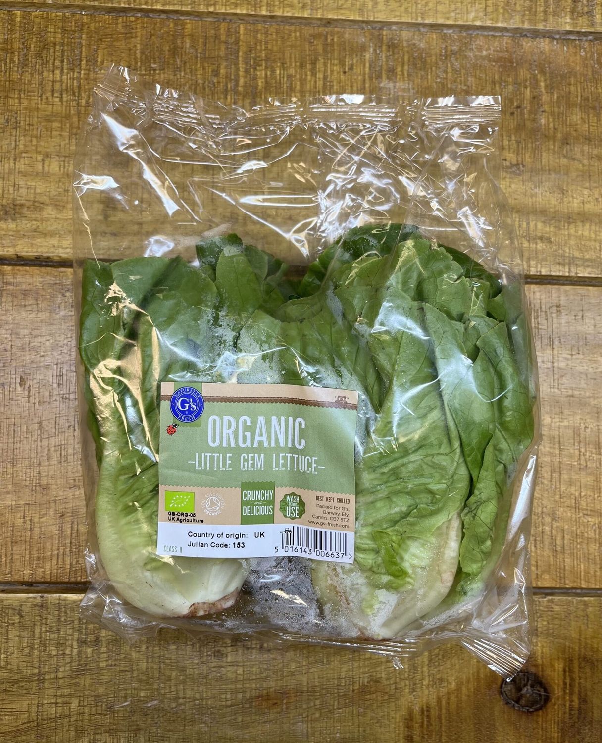 ORGANIC LITTLE GEM EACH