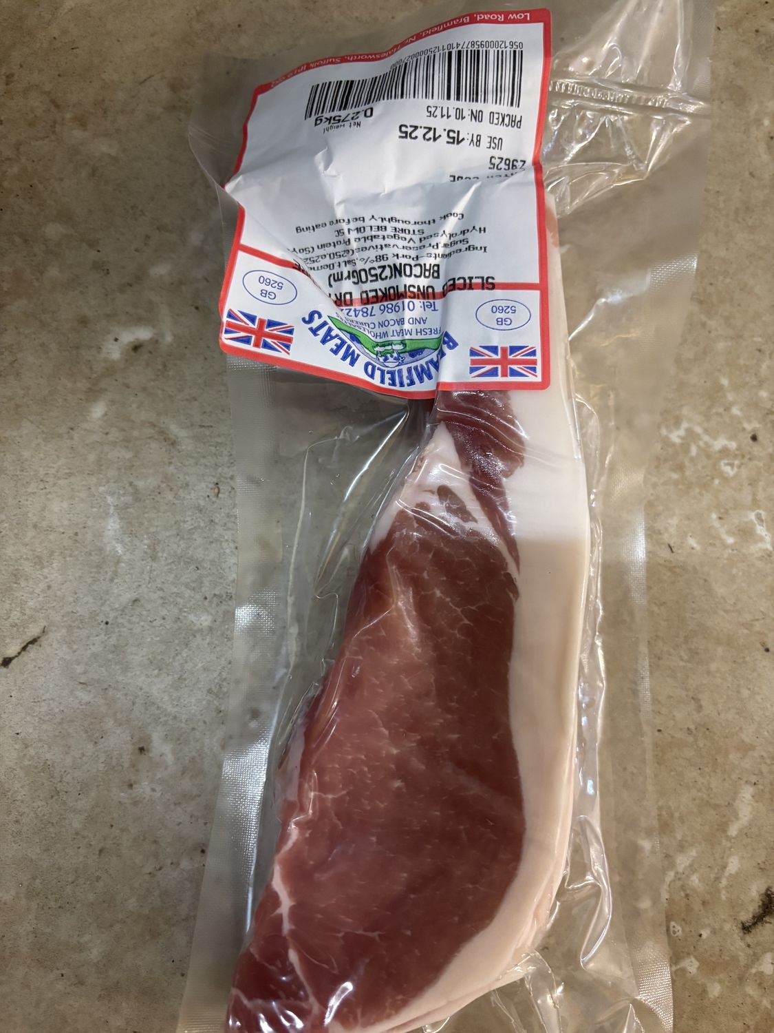 LOCAL BACON (SMOKED OR UNSMOKED)