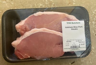 Isleham Blue Pork Steaks