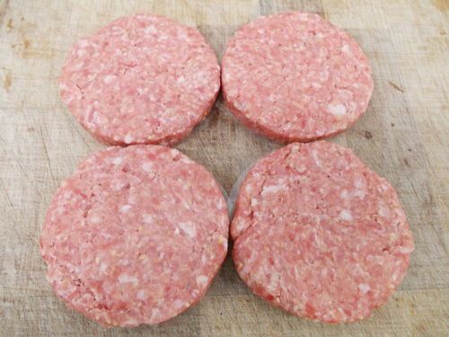 Pork &amp; Apple Burgers (Per Pack)