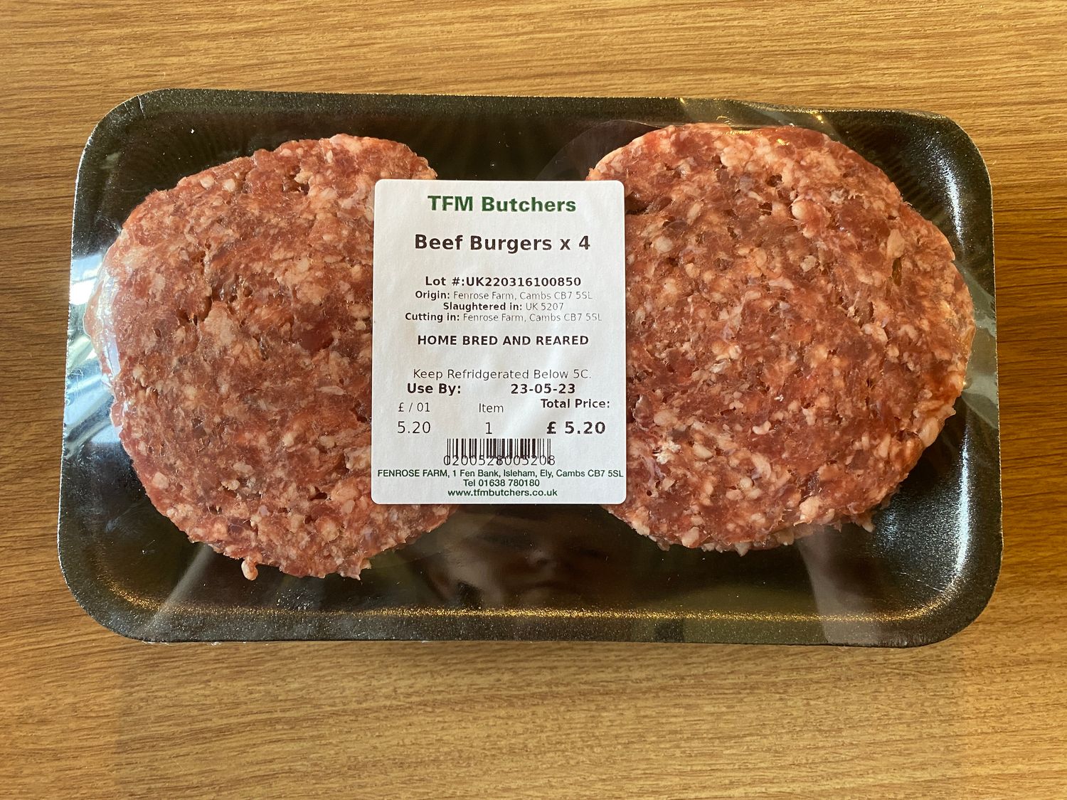 Beef Burgers