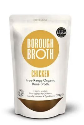 Free Range Organic chicken bone broth