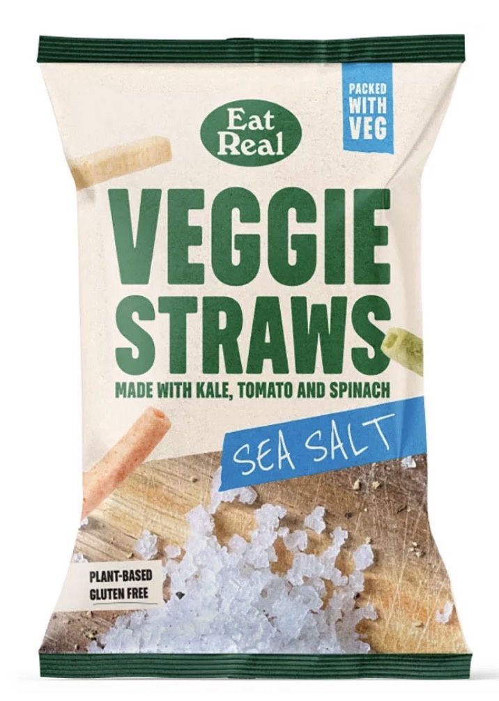 Veggie Straws Sea Salt 45g bags