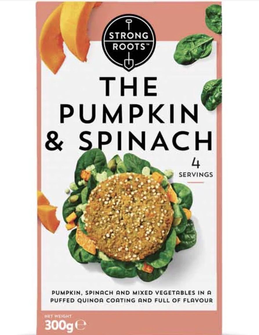 The Pumpkin &amp; Spinach Burger