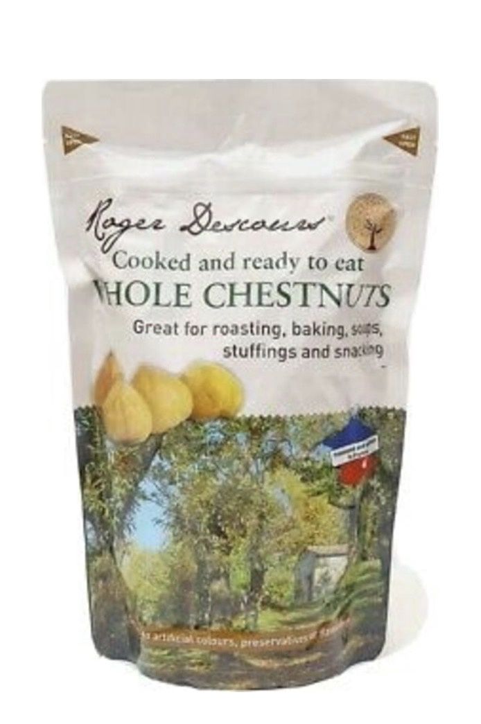 VAC PACK Whole cooked roasted chestnuts