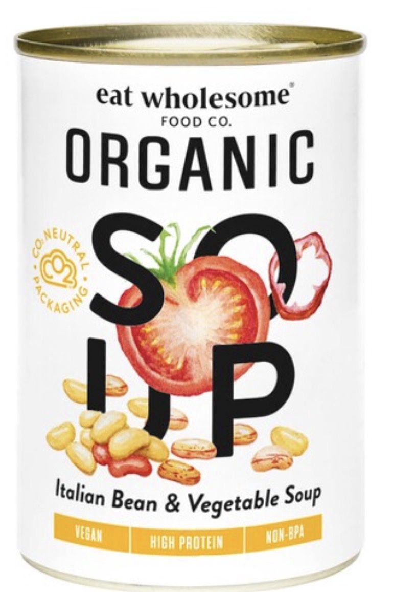 Italian bean &amp; Vegetable Organic Soup