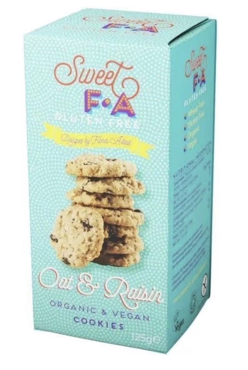 OAT &amp; RAISIN GLUTEN FREE &amp; VEGAN COOKIES