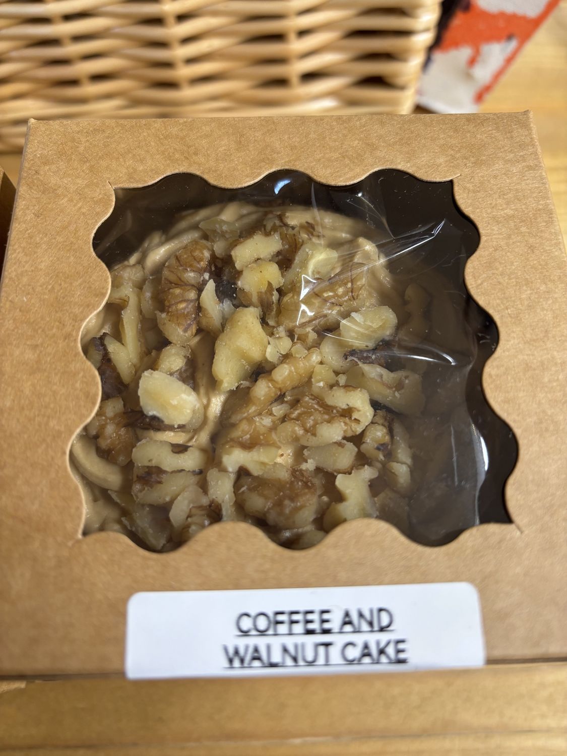 4" Coffee &amp; Walnut  Sharing Cake