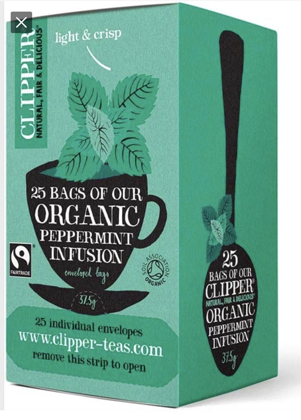 Organic Peppermint Infusion tea