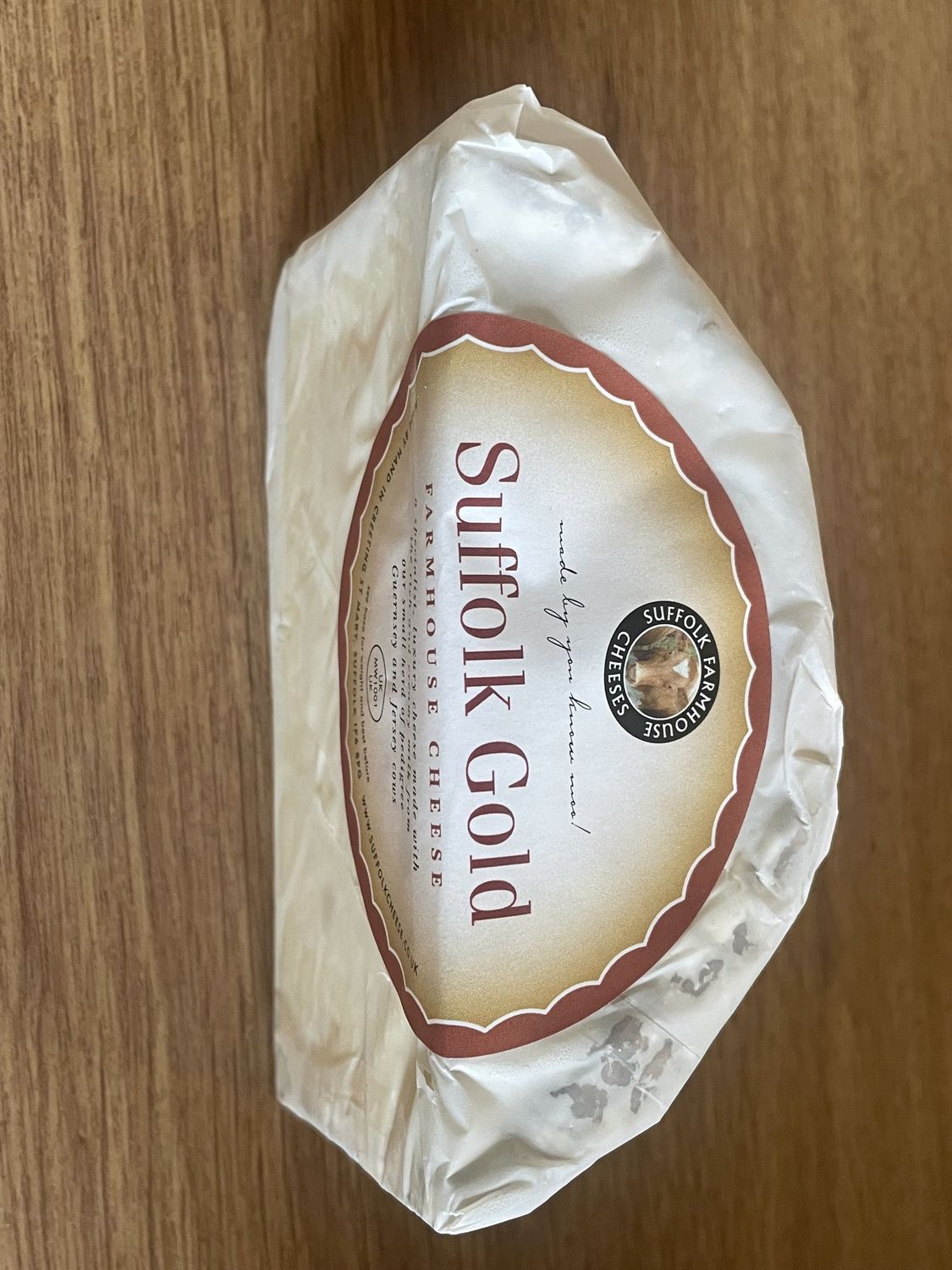 SUFFOLK CHEESES PER KG, TYPE: SUFFOLK GOLD
